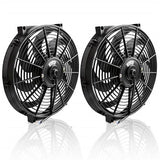 Maxbell Universal 14" Electric Radiator Cooling Fan Assembly 2250CFM for Car Vehicle