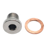 Maxbell M12 x 1.25mm Oxygen o2 Lambda Sensor blanking Plug Cap Stainless Steel