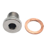 Maxbell M12 x 1.25mm Oxygen o2 Lambda Sensor blanking Plug Cap Stainless Steel