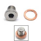 Maxbell M12 x 1.25mm Oxygen o2 Lambda Sensor blanking Plug Cap Stainless Steel