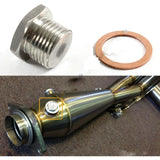 Maxbell M12 x 1.25mm Oxygen o2 Lambda Sensor blanking Plug Cap Stainless Steel