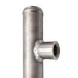 Maxbell 150mm Long 1.5" inch 38mm Inline Temp Sensor Hose With 1/2" NPT Sensor Hole