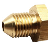 Maxbell AN4 Fitting Adapter 1/2-20 UNF Male to AN4 Male Fits Oil Water Gas 3mm Hole