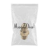 Maxbell AN4 Fitting Adapter 1/2-20 UNF Male to AN4 Male Fits Oil Water Gas 3mm Hole
