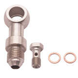 Maxbell M10x1.0 4AN Turbo Aluminium Alloy Oil Feed Banjo Bolt kit 1.5mm Restrictor