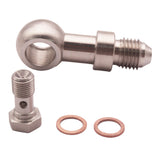 Maxbell M10x1.0 4AN Turbo Aluminium Alloy Oil Feed Banjo Bolt kit 1.5mm Restrictor