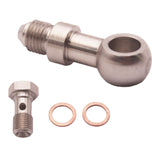 Maxbell M10x1.0 4AN Turbo Aluminium Alloy Oil Feed Banjo Bolt kit 1.5mm Restrictor