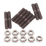 Maxbell 9 x Turbo Studs +Lock Nut For Nissan S13 S14 S15 CA18 Garrett T2 T25 T28 Tu