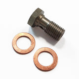 Maxbell 304 Stainless Steel Brake Fitting - Banjo Bolt M10x1.25 L20mm