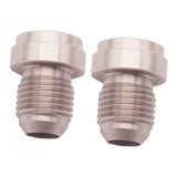Maxbell 2 Pieces 6AN, AN6 MALE STAINLESS STEEL WELD ON / WELD IN FITTING BUNG