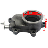 Maxbell T3/T4 5-Bolt Turbo Discharge Convert To 2.5" V-Band Flange Adaptor Cast Iron