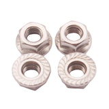 Maxbell 4 Sets New Stainless Steel Stud Nuts M8X1.25 With Flange For T25 T28 Turbo