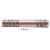 Maxbell 4 Sets New Stainless Steel Stud Nuts M8X1.25 With Flange For T25 T28 Turbo