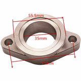 Maxbell 304 Stainless Steel 38mm V Band Wastegate To 2 Bolt Manifold Adapter Flange