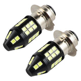 Maxbell 2x LED Lights H6M 6000K 100W LED Headlight Projector Motorcycle Hi/Lo Bulb