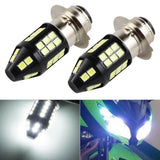 Maxbell 2x LED Lights H6M 6000K 100W LED Headlight Projector Motorcycle Hi/Lo Bulb