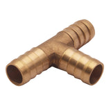 Max Maxb 3/8" CAR HOSE BARB TEE Brass Pipe 3 WAY T Fitting Thread Gas Fuel Water
