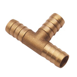 Max Maxb 3/8" CAR HOSE BARB TEE Brass Pipe 3 WAY T Fitting Thread Gas Fuel Water
