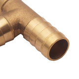 Max Maxb 3/8" CAR HOSE BARB TEE Brass Pipe 3 WAY T Fitting Thread Gas Fuel Water