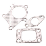 Max Maxb T3/T4 Turbo 5 Bolt Turbocharger Downpipe Gasket Combo Kit For Universal