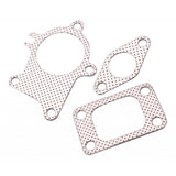 Max Maxb T3/T4 Turbo 5 Bolt Turbocharger Downpipe Gasket Combo Kit For Universal