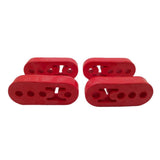 Max Maxb Universal Polyurethane Muffler Exhaust Hanger Hangers 4PCS Red
