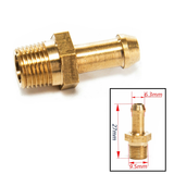 Max Maxb Turbocharger Compressor Housing Turbo Brass Boost Vac Vacuum Hose Nipple 1/8