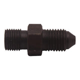 Maxbell 4AN Male to 7/16-24in Male Inverted Flare Steel Fitting , Anodise Black