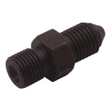 Maxbell 4AN Male to 7/16-24in Male Inverted Flare Steel Fitting , Anodise Black