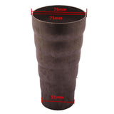 Maxbell Exhaust Pipe Reducer 48mm - 75mm 6 Step adapter 304 Stainless