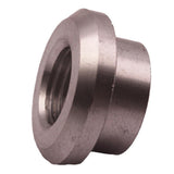 Maxbell 1/4NPT QTY:1 ALUMINUM FEMALE WELD ON/WELD IN FLANGE FITTING BUNG,LOW PROFILE