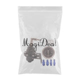 Maxbell Adjustable 1-160 Psi Fuel Pressure Regulator Kit With Liquid Gauge Black