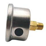 Maxbell Fuel Pressure Regulator Gauge 1/8" NPT Black Back 0-160 BAR/0-160 PSI