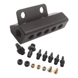 Maxbell 5 Port VACUUM Block Intake Manifold Fuel Gas Wastegate Turbo Boost Black