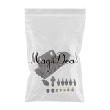 Maxbell 5 Port VACUUM Block Intake Manifold Fuel Gas Wastegate Turbo Boost Black