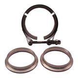 Maxbell 2.5'' Auto V-band clamp kit for Turbo Exhaust pipes Turbo Downpipe Exhaust