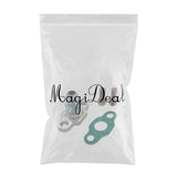 Maxbell 3/8" NPT 8AN for Garrett TB25 TB28 Turbo Oil Feed Gasket Bolt Drain Flange