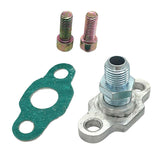 Maxbell 3/8" NPT 8AN for Garrett TB25 TB28 Turbo Oil Feed Gasket Bolt Drain Flange