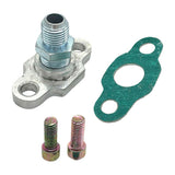 Maxbell 3/8" NPT 8AN for Garrett TB25 TB28 Turbo Oil Feed Gasket Bolt Drain Flange