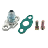 Maxbell 3/8" NPT 8AN for Garrett TB25 TB28 Turbo Oil Feed Gasket Bolt Drain Flange