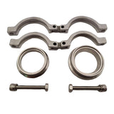Maxbell Wastegate V-Band Clamp Turbo Set Kit with Screws Nuts for 38mm Wastegates