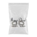 Maxbell Wastegate V-Band Clamp Turbo Set Kit with Screws Nuts for 38mm Wastegates