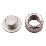 Maxbell Oxygen O2 Sensor Stainless Steel Weld On Bung & Plug Nut & Cap 18 x 1.5