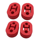Max Maxb Universal Polyurethane Muffler Exhaust Hanger Hangers 4PCS Red 12MM