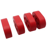 Max Maxb Universal Polyurethane Muffler Exhaust Hanger Hangers 4PCS Red 12MM