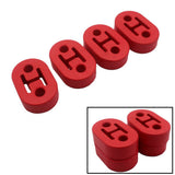 Max Maxb Universal Polyurethane Muffler Exhaust Hanger Hangers 4PCS Red 12MM