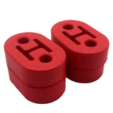 Max Maxb Universal Polyurethane Muffler Exhaust Hanger Hangers 4PCS Red 12MM
