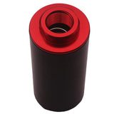 Max Maxb Fuel Filter 100 Micron High Flow CNC Aluminum Racing AN6 Fitting Kit Black
