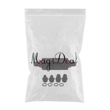 Max Maxb Fuel Filter 100 Micron High Flow CNC Aluminum Racing AN6 Fitting Kit Black