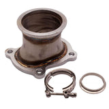 Max Maxb CT26 Downpipe Turbocharger Flange stainlesssteel 2.5"Outlet V-Band forToyota